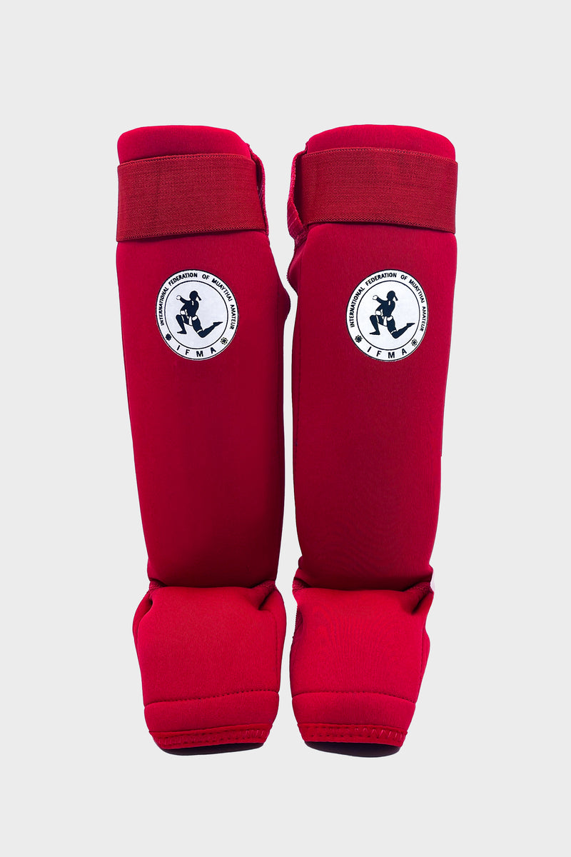 MTG Pro MuayThai Shin Pads IFMA Approved - RED